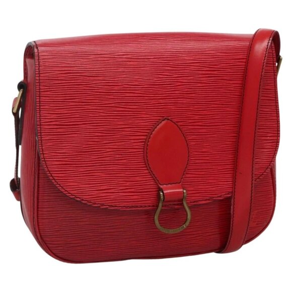 LOUIS VUITTON Epi Saint Cloud GM Shoulder Bag Red - Picture 1 of 15